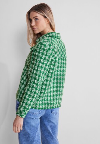 STREET ONE Between-Season Jacket 'Bouclé' in Green