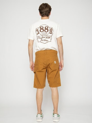 CAT Jeans 'Ristor Carpenter Short' in Yellow
