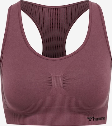 Hummel Sports Bra in Purple: front