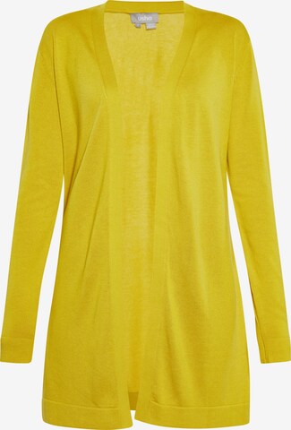 Cardigan Usha en jaune : devant