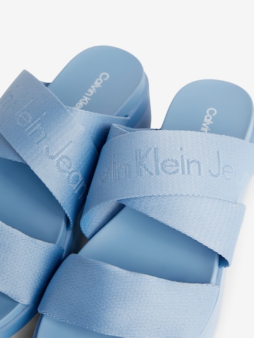 Calvin Klein Jeans Mules in Blue