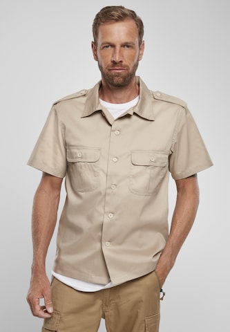 Brandit Comfort Fit Skjorta i beige: framsida