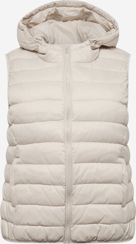 ONLY Carmakoma Vest 'TAHOE' i beige: forside