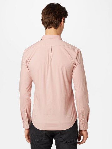 HUGO Red Slim fit Button Up Shirt 'Ero3' in Pink