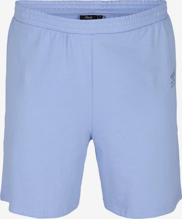 Zizzi Loosefit Shorts 'Nora' in Grün: predná strana