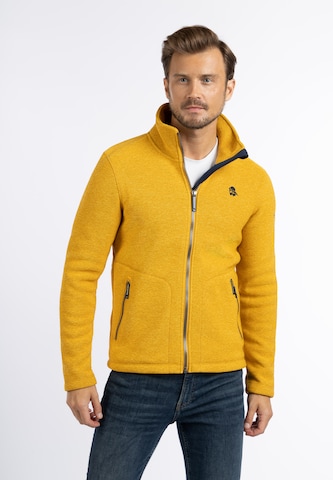 SchmuddelweddaFlis jakna - žuta boja: prednji dio