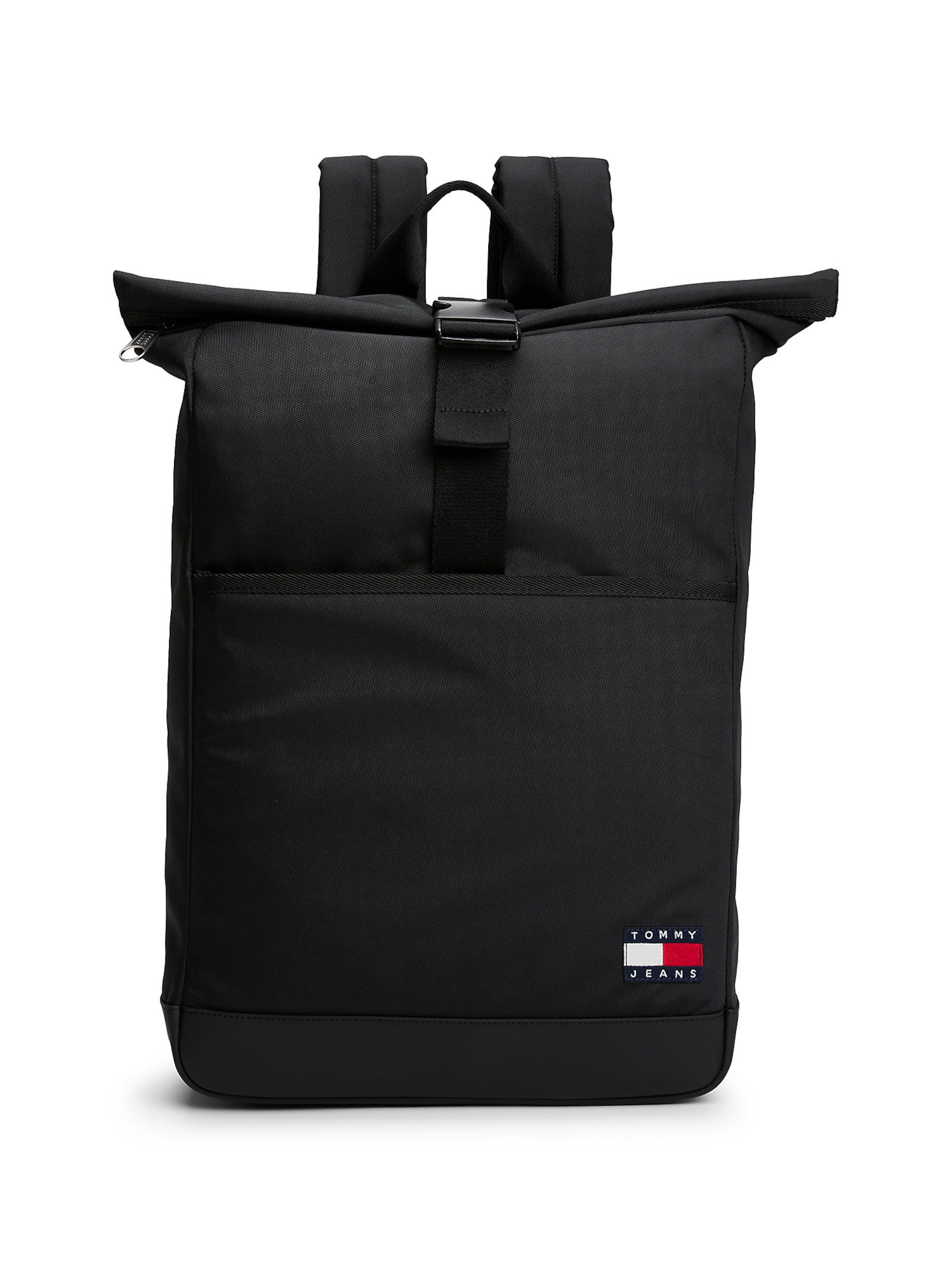 Rucsac 'Essential' de la Tommy Jeans pe negru: față