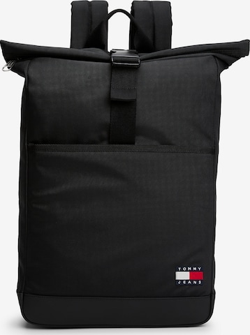 Sac à dos 'Essential' Tommy Jeans en noir : devant