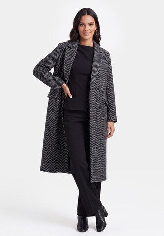 usha BLACK LABEL Between-Seasons Coat in Black