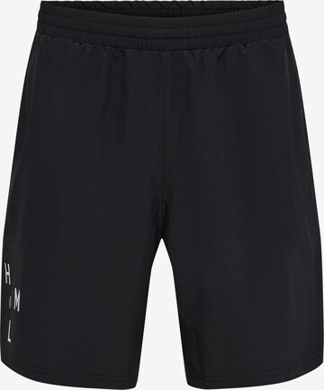 Pantalon de sport 'Active' Hummel en noir : devant