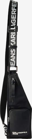 juoda KARL LAGERFELD JEANS Rankinė su ilgu dirželiu: priekis