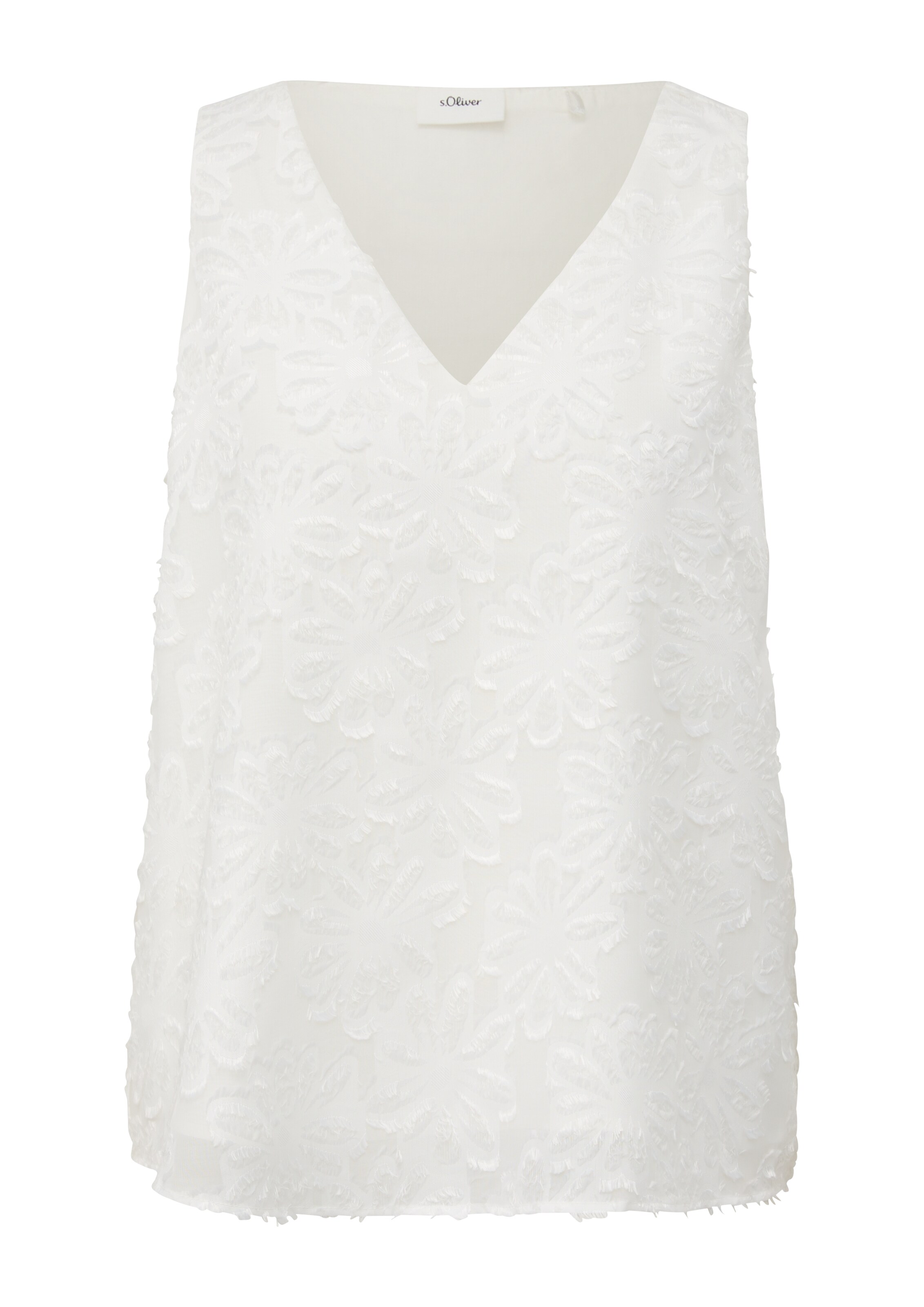 s.Oliver BLACK LABEL Bluse in Beige: Vorderseite