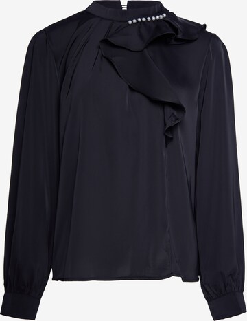 usha BLACK LABEL - Blusa en negro: frente