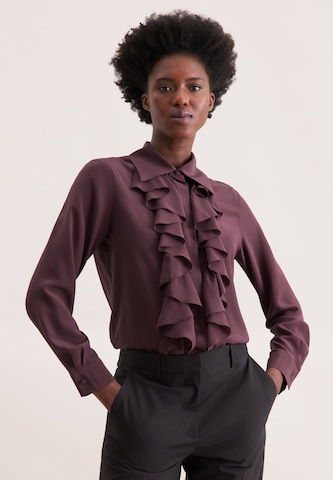 SEIDENSTICKER Blouse in Rood: voorkant