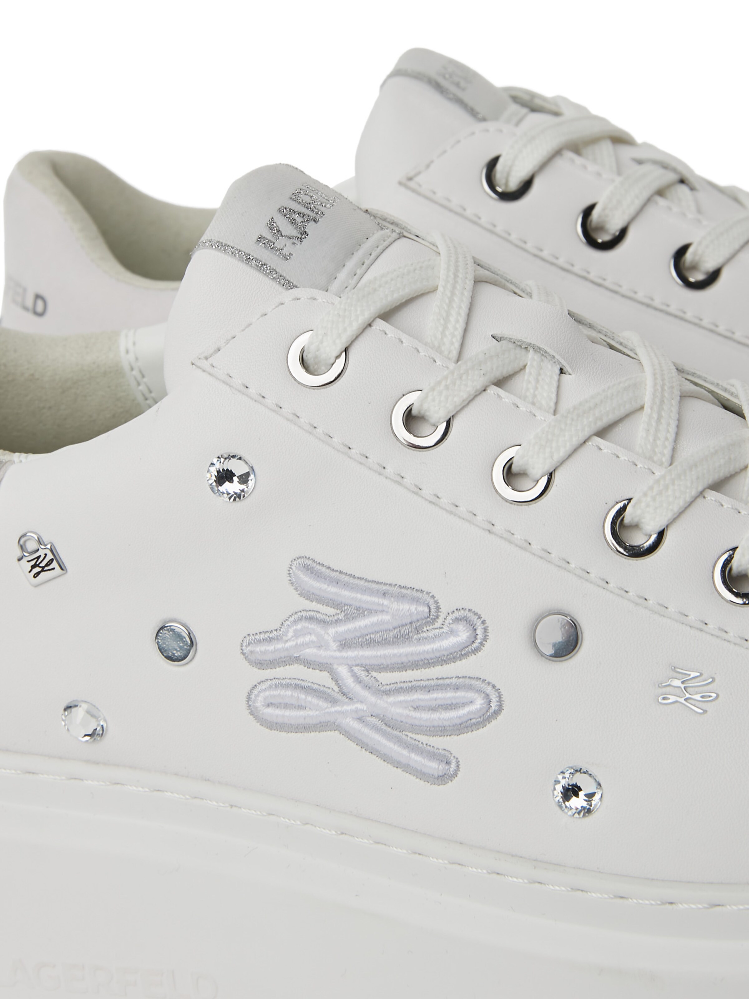 balts Karl Lagerfeld Zemie brīvā laika apavi