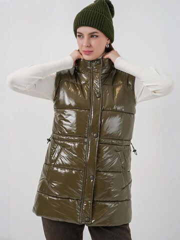 Gilet Bigdart en vert : devant