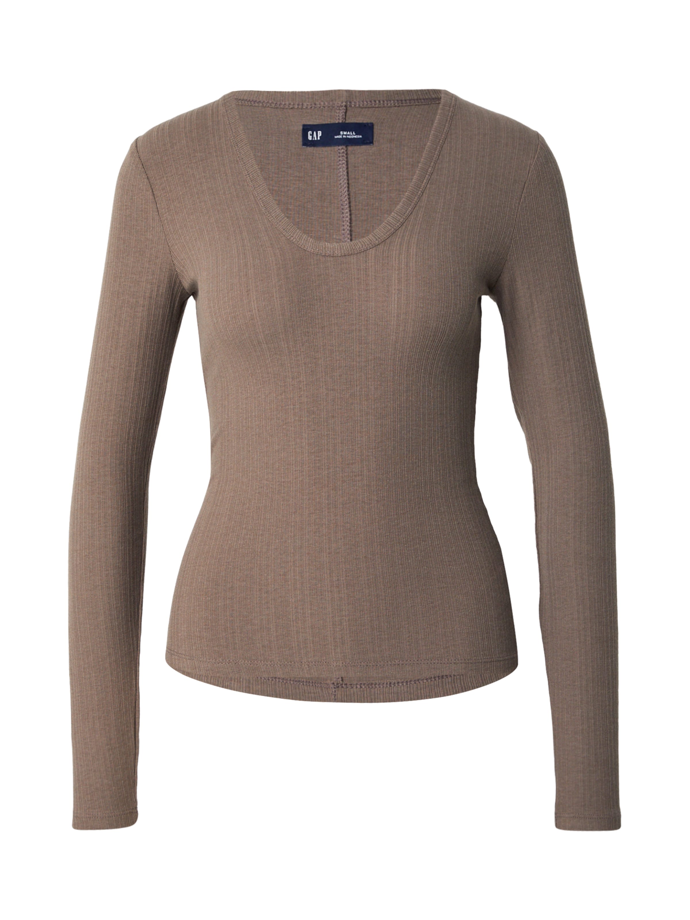 GAP Shirt 'LUXE MOD' in Brown: front