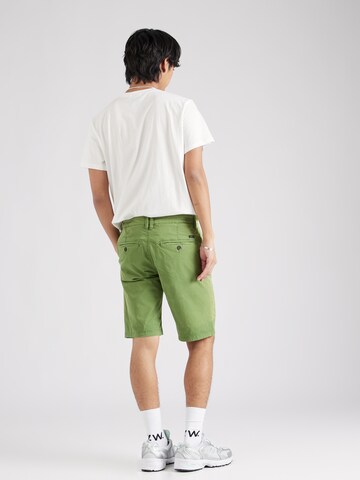 BLEND Regular Chino trousers in Green