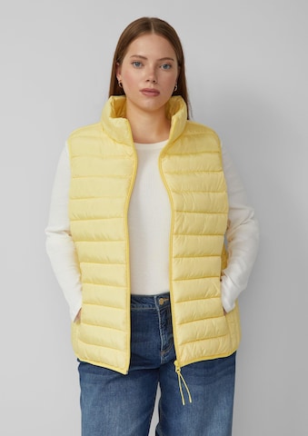 QS Weste in Gelb: Vorderseite
