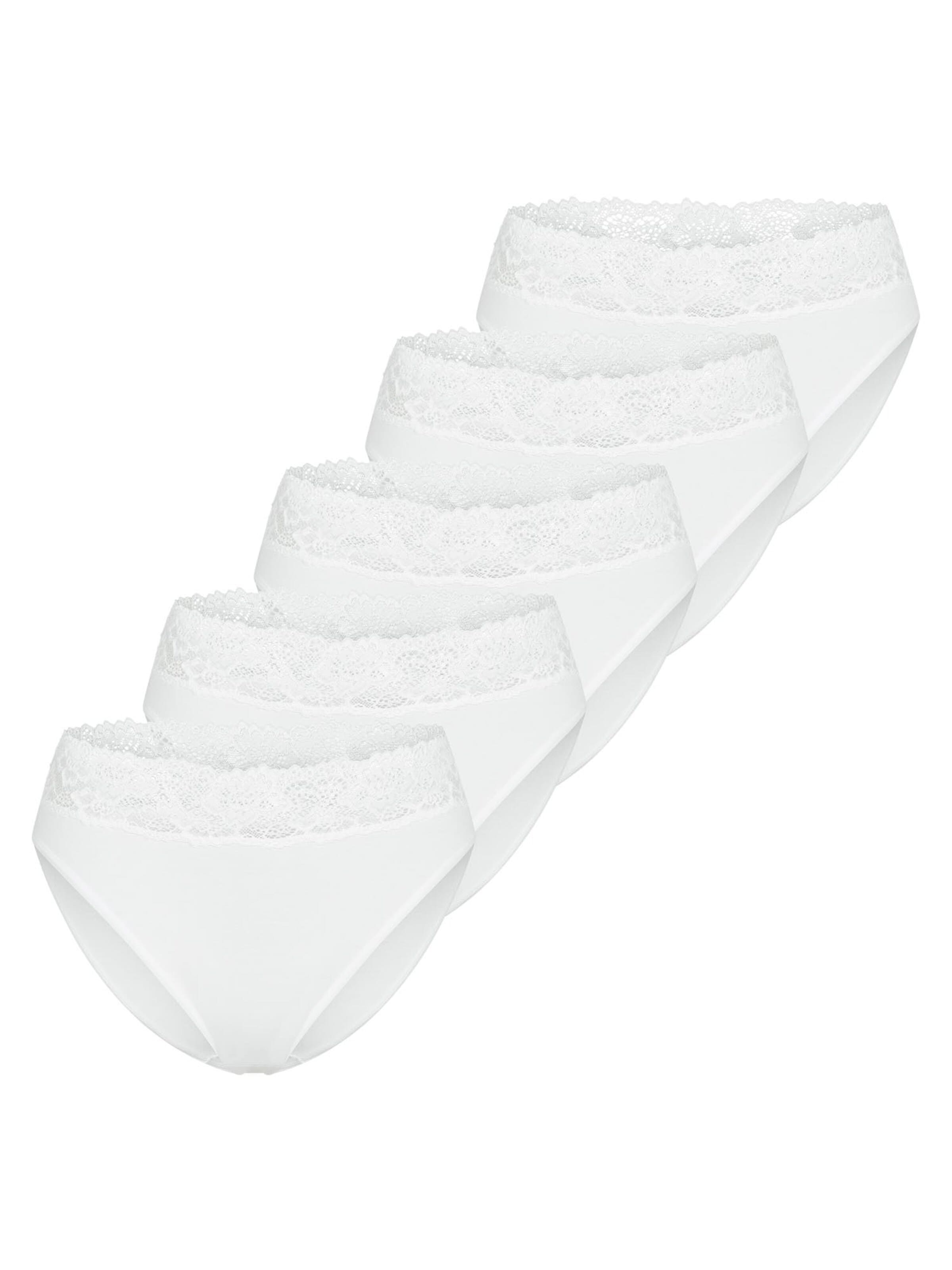 Nina von C. Panty 'Slipboutique' in White: front