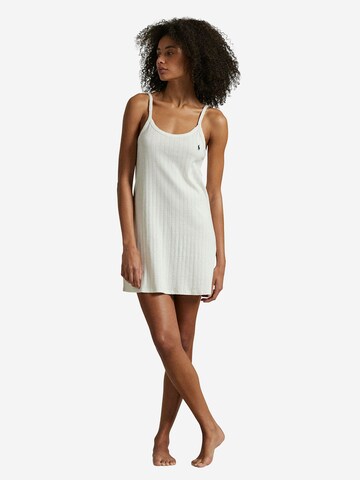 Polo Ralph Lauren Nightgown ' Polo Pointelle ' in Beige: front