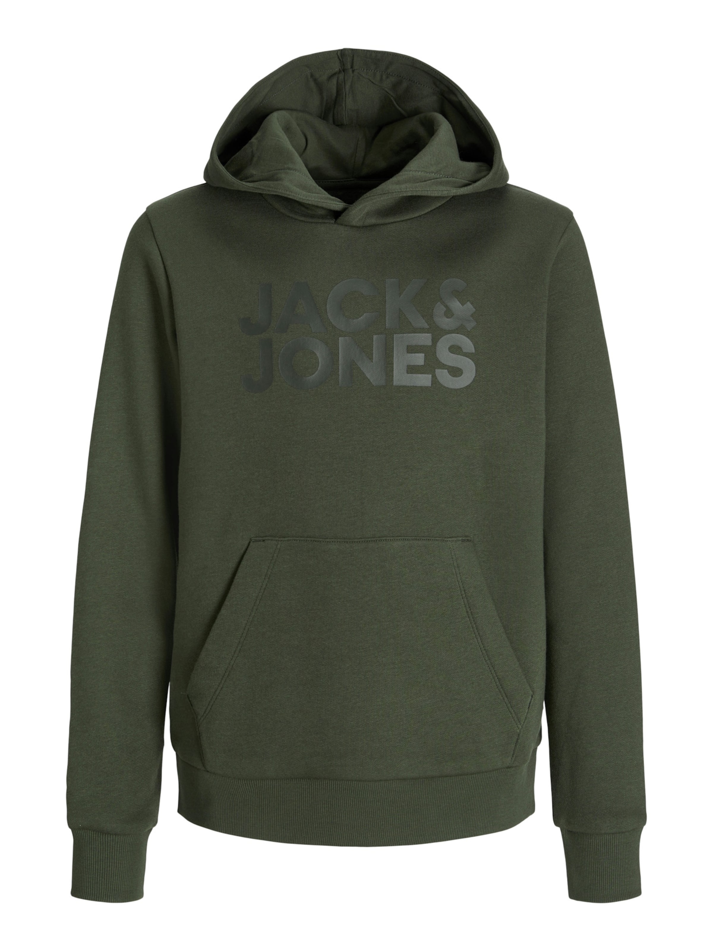 Jack &amp; Jones Junior Sweatshirt in Green: front