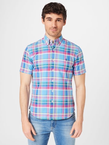 Polo Ralph Lauren - Regular Fit Camisa em azul: frente