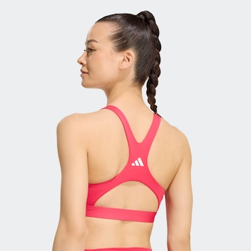 ADIDAS PERFORMANCE Bustier Sport-BH in Pink