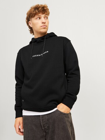 Sweat-shirt 'JJTree' JACK & JONES en noir : devant