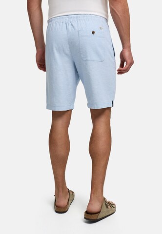 INDICODE JEANS Regular Chino 'Lino' in Blauw
