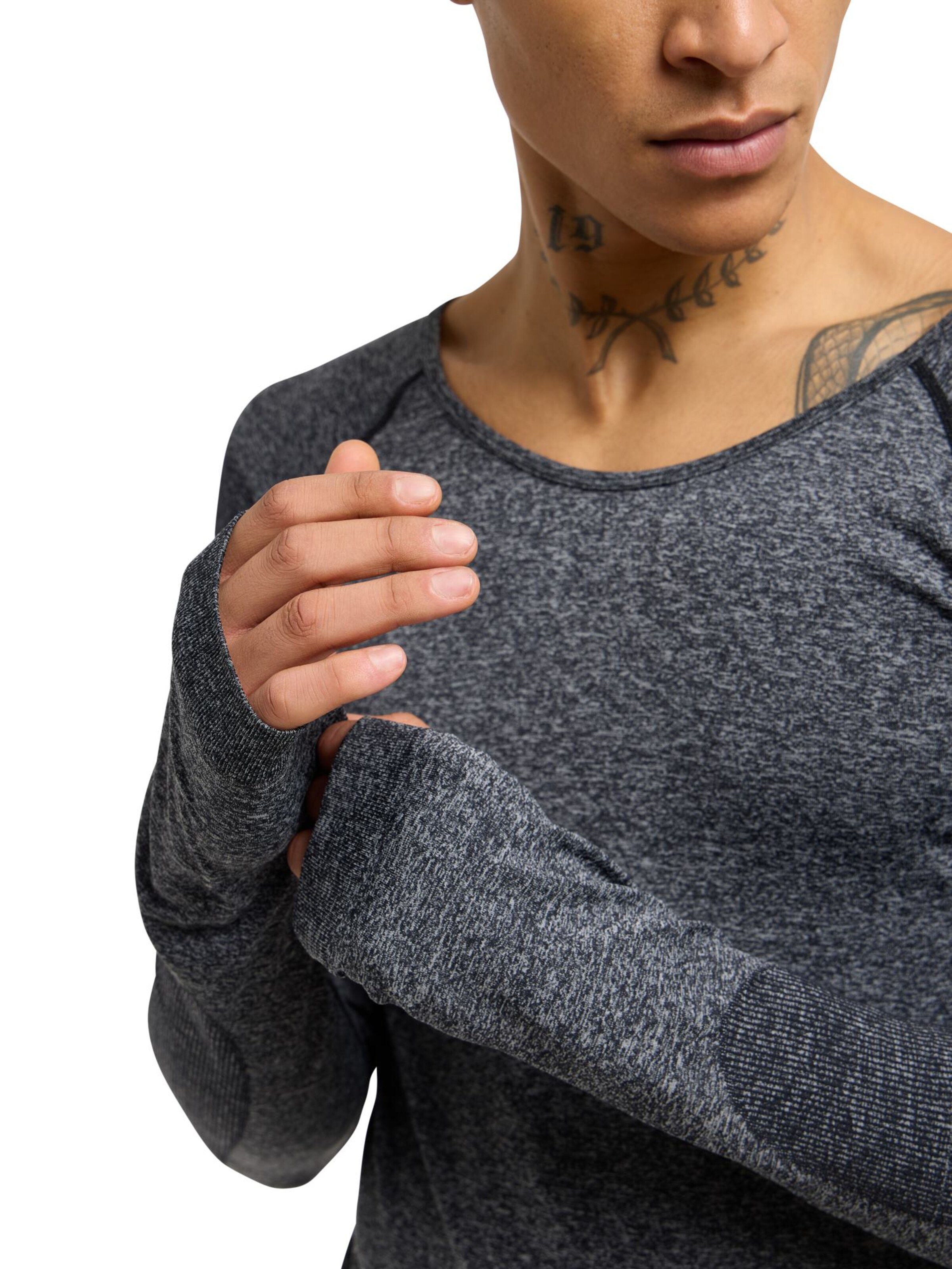 Bruno Banani Performance shirt 'CERVANTES' in Grey