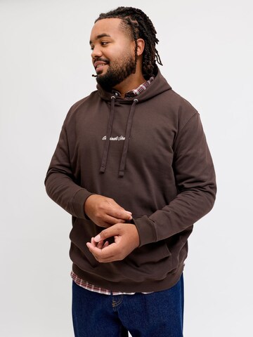 Jack & Jones Plus Sweatshirt in Brown