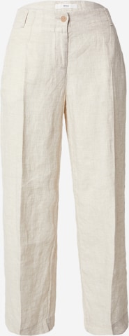 Loosefit Pantalon chino 'Maine' BRAX en beige : devant