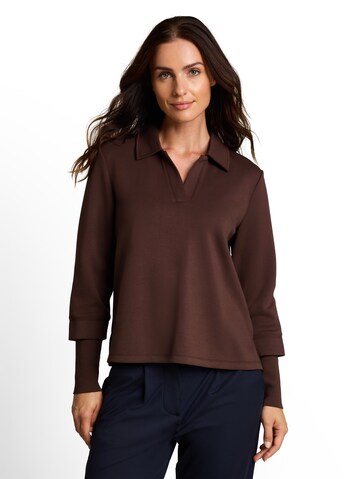 TOM TAILOR Sweatshirt in Braun: Vorderseite