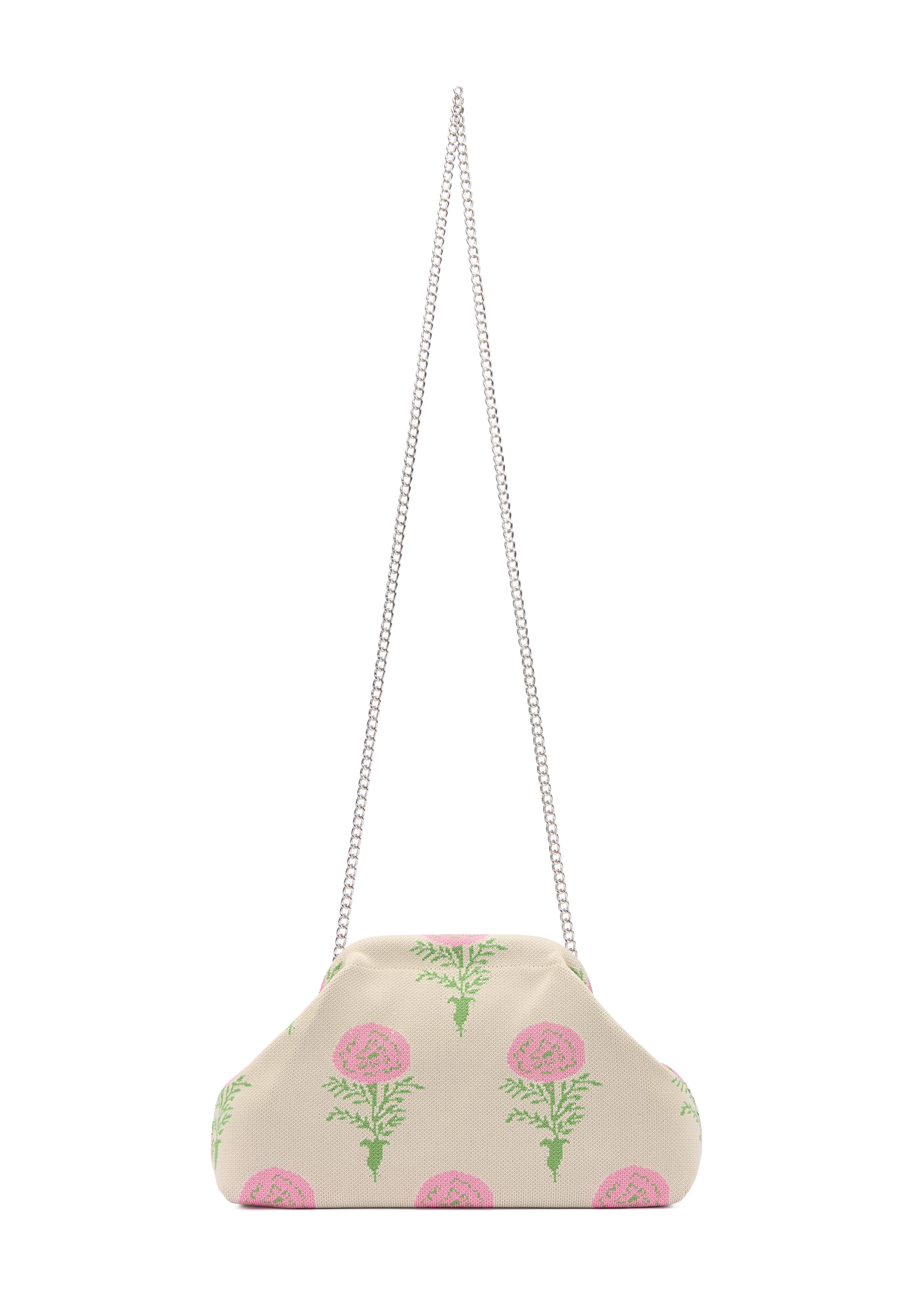myMo at night - Bolso de noche en beige: frente