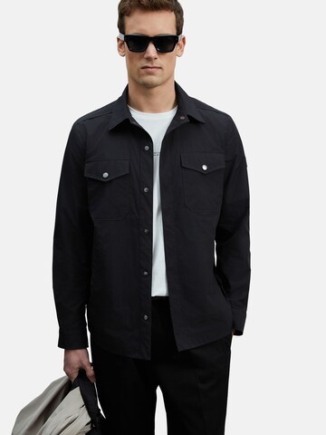 Lufian Between-season jacket in Black: front