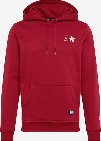 Starter Black LabelSweater majica - crvena boja: prednji dio