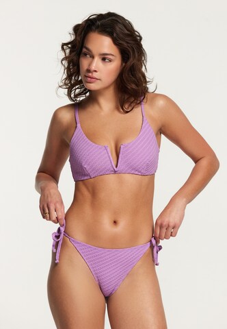 Shiwi T-shirt Bikini 'Leah' in Purple