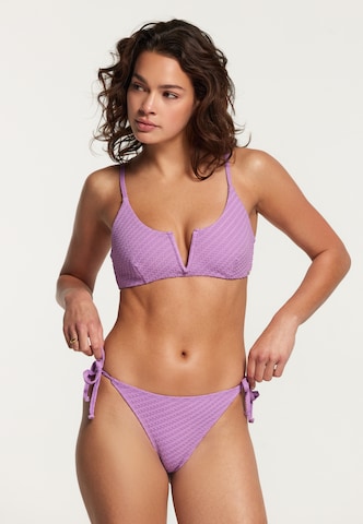Shiwi T-shirt Bikini 'Leah' in Purple