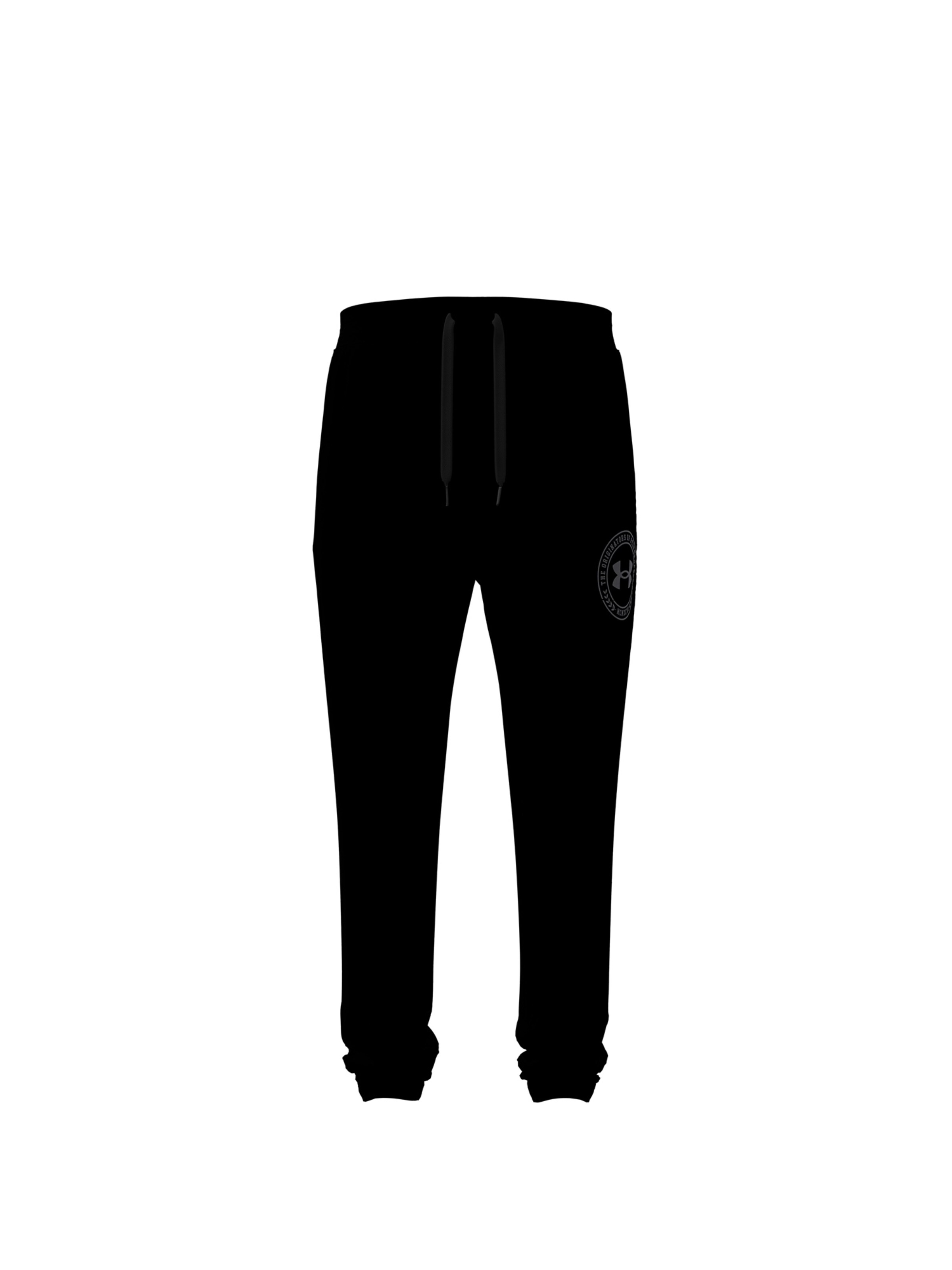UNDER ARMOUR Tapered Sportbroek 'Rival' in Zwart: voorkant