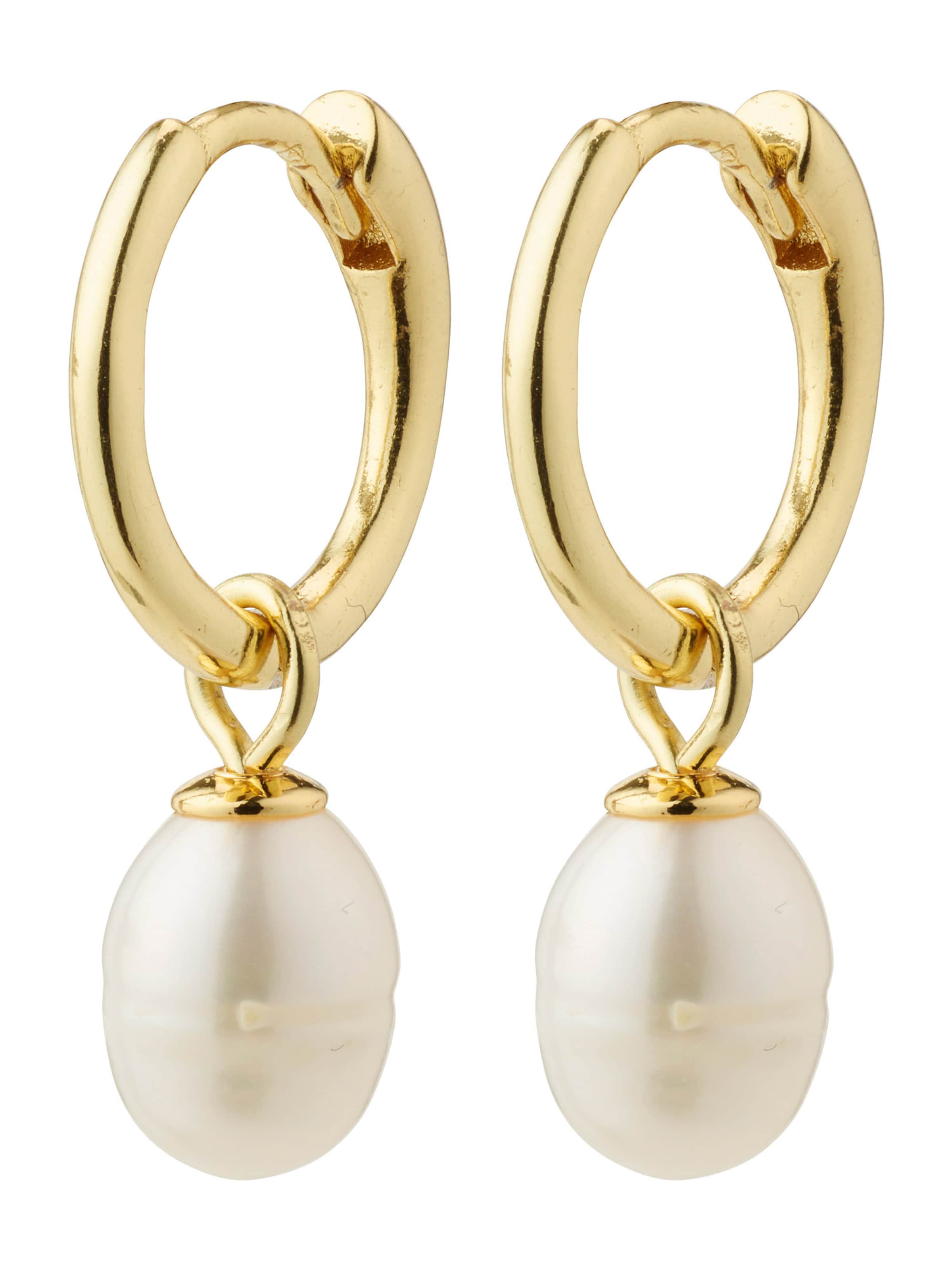 Pilgrim Kolczyki 'BERTHE' w kolorze złoty: przód