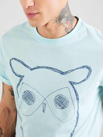 KnowledgeCotton Apparel Tričko – modrá
