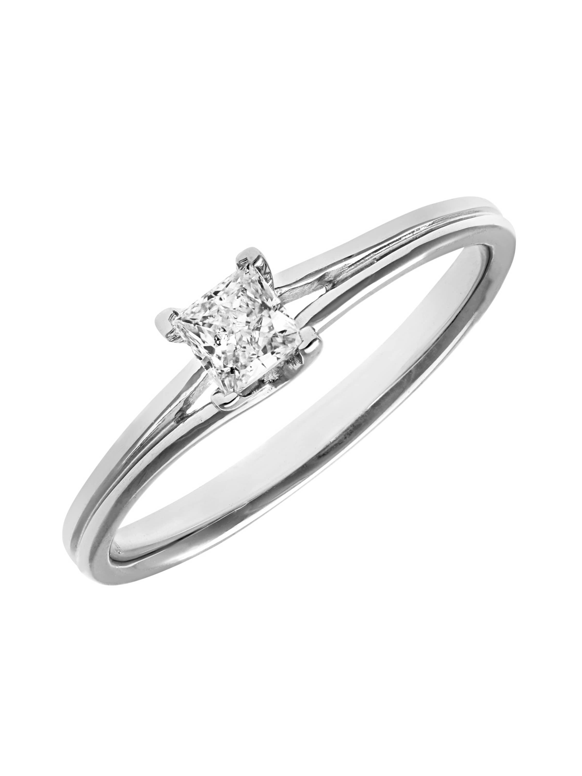 DIAMANT LETERNEL Ring in Silver: front