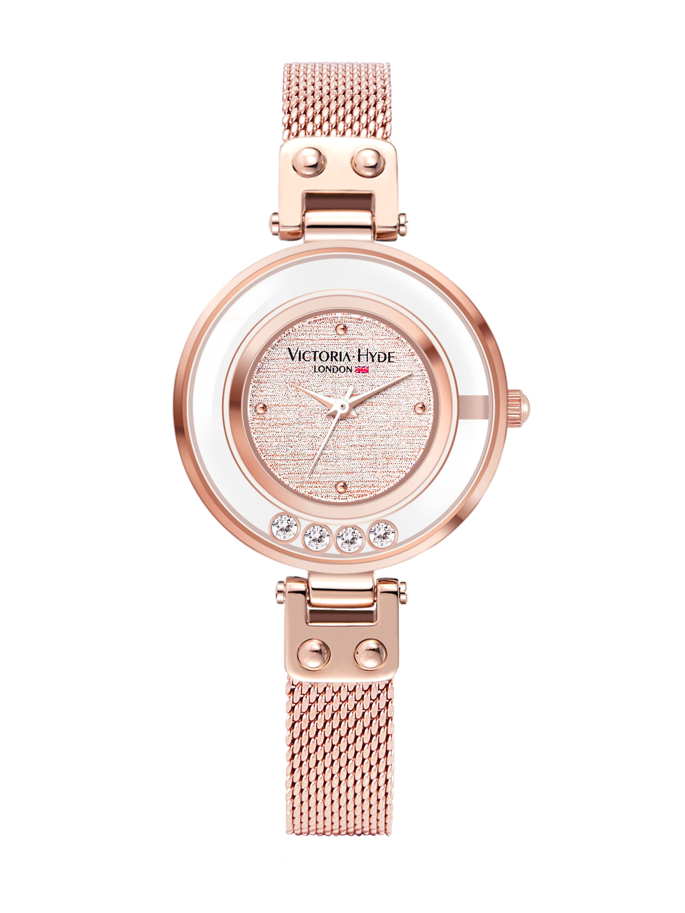 Victoria Hyde - Relógios analógicos 'Spark' em ouro: frente