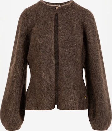 Giacchetta ' Knitted ' di Coster Copenhagen in marrone: frontale