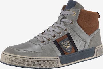 PANTOFOLA D'ORO High-Top Sneakers 'Frederico' in Grey: front