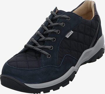 Finn Comfort Athletic Lace-Up Shoes in Blue: front