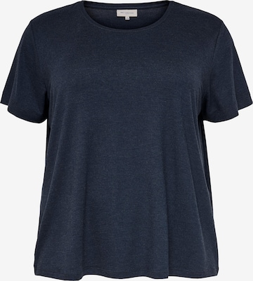 ONLY Carmakoma Shirt in Blauw: voorkant