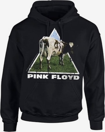 Sweat-shirt 'Pink Floyd - Atom Heart Hoodie Kapuzenpullover' Pink Floyd en noir : devant