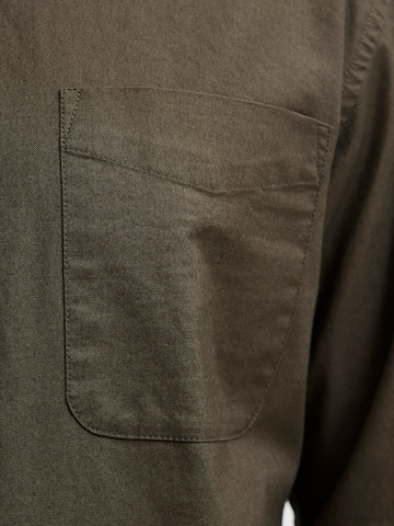 Jack & Jones Premium Slim fit Button Up Shirt 'JPRBLUBROOK' in Green